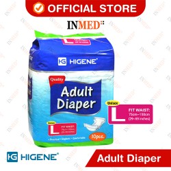 Higene Adult Diaper, Large