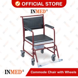 Inmed Commode Chair with Wheels