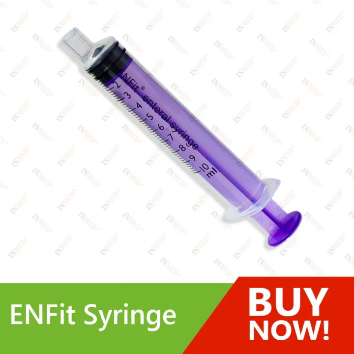 Disposable Enteral Feeding Syringe 10cc sold by 10s