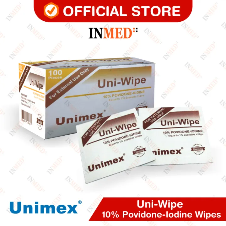 Unimex Uni-Wipe Povidone-Iodine Wipes