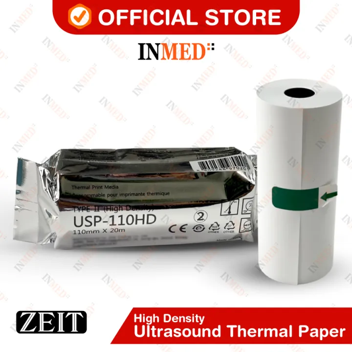Zeit Ultrasound Thermal Paper USP-110HD Type II High Density by 10's